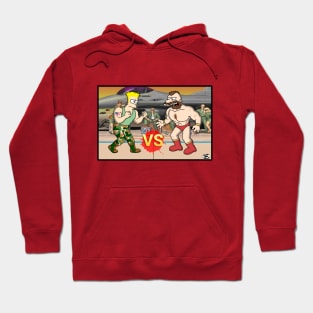 Street Fighter Guile vs Zangief Fight! Hoodie